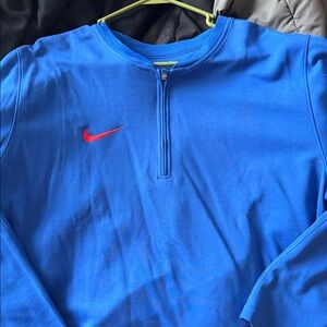 Nike Men's Blue Light fit 1/4 zip